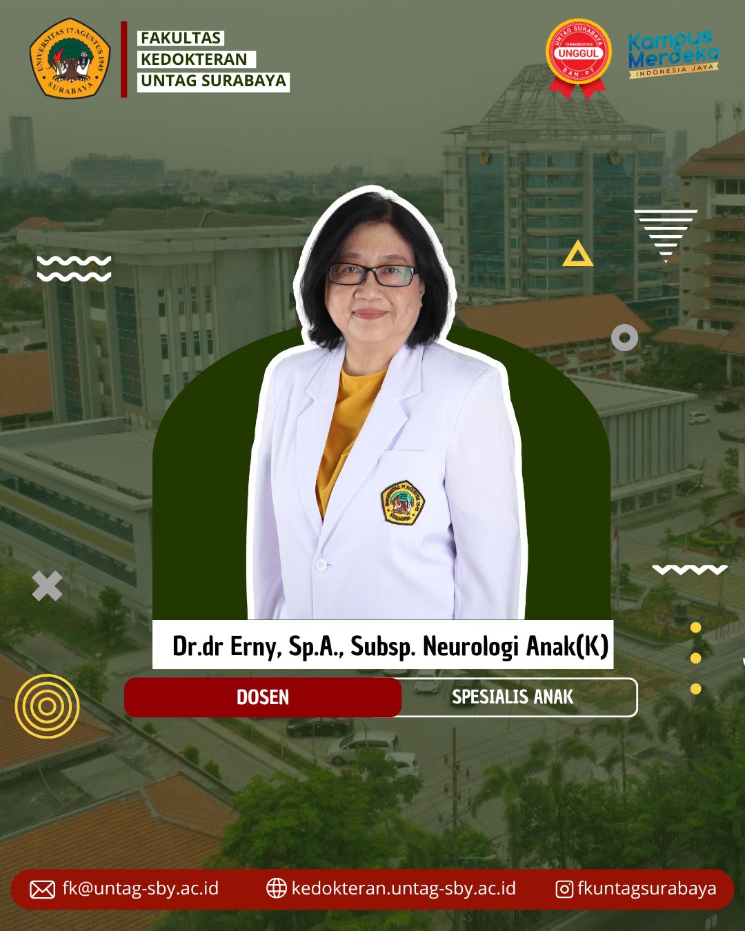 Dr.dr Erny, Sp.A., Subsp. Neurologi Anak(K)