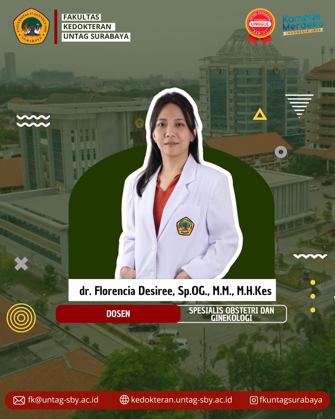 dr. Florencia Desiree, Sp.OG., M.M., M.H.Kes.