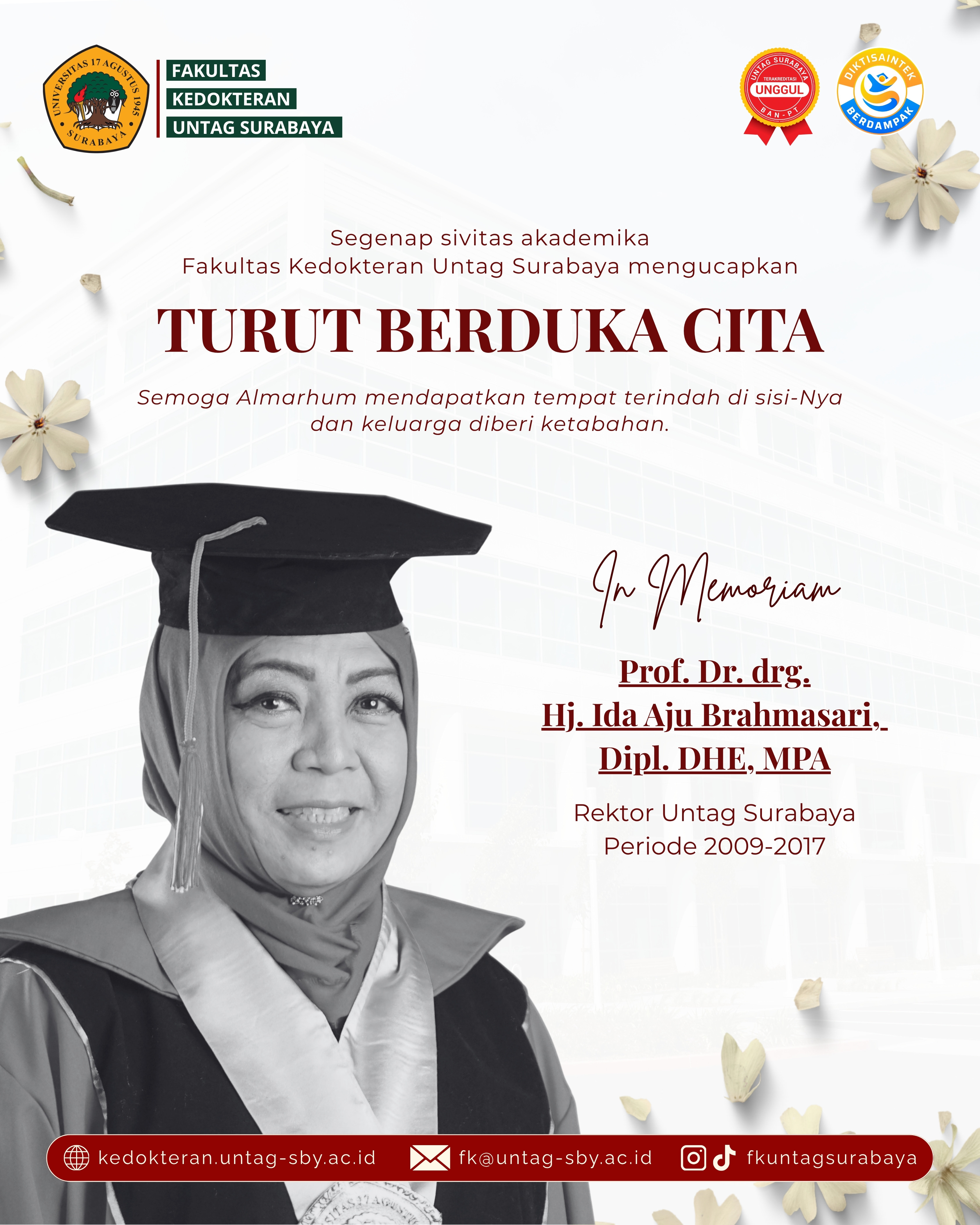 Untag Surabaya Berduka