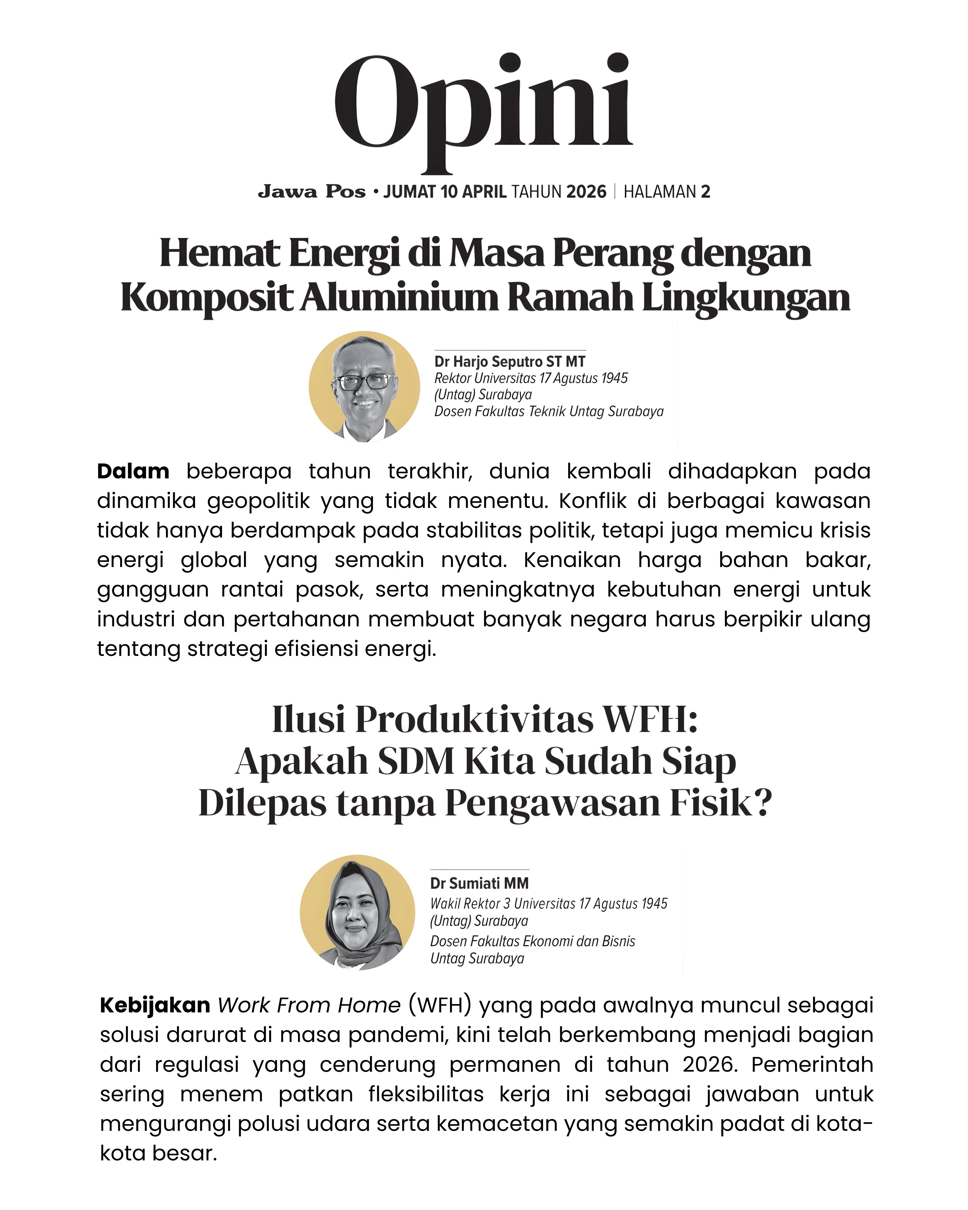 Dua Isu, Satu Realitas: Efisiensi Energi dan Produktivitas WFH di Era Ketidakpastian