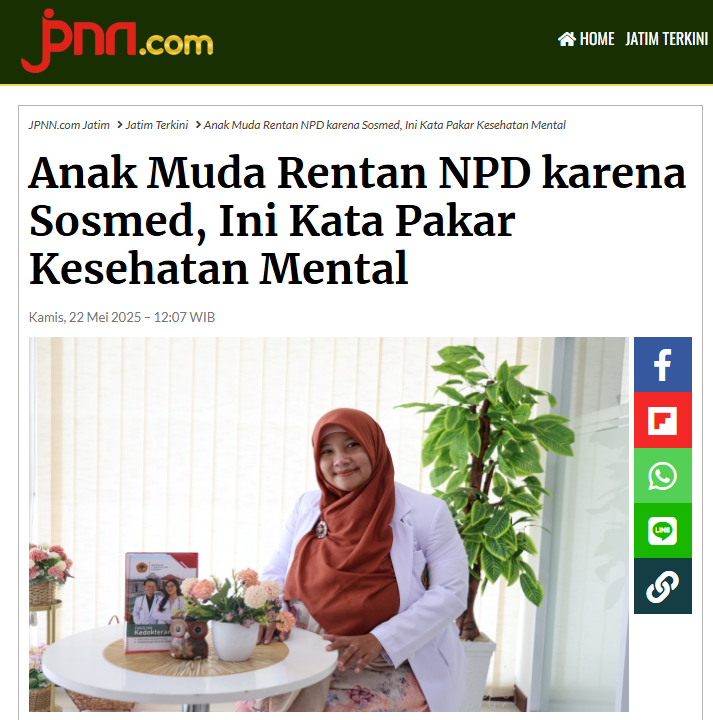 Anak Muda Rentan NPD karena Sosmed, Ini Kata Pakar Kesehatan Mental  