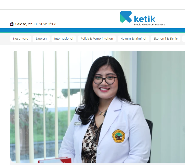 Dosen FK Untag Surabaya Beberkan Dampak Diabetes & Kolesterol pada Anak Muda