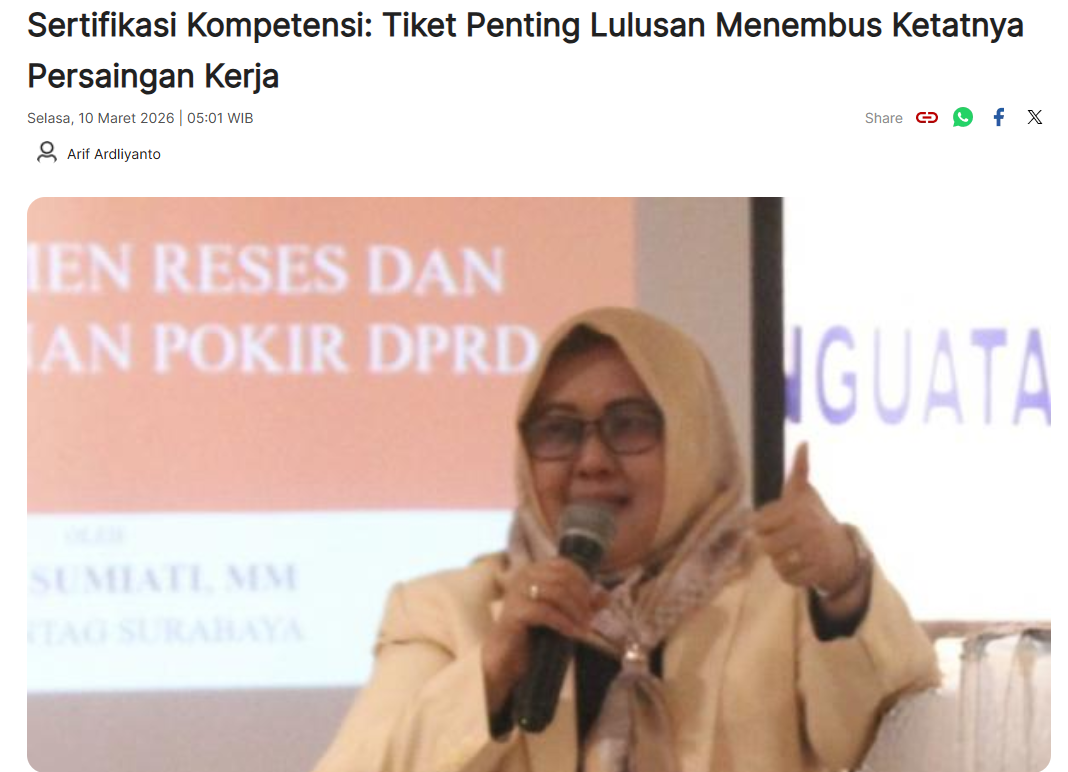 Sertifikasi Kompetensi: Tiket Penting Lulusan Menembus Ketatnya Persaingan Kerja 