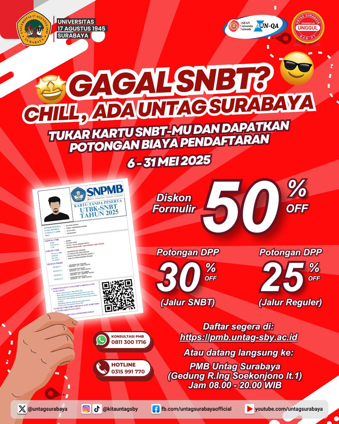 Gagal SNBT? Yuk Gabung di Kampus Merah Putih