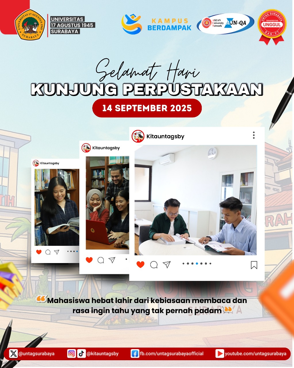 Selamat Hari Kunjung Perpustakaan
