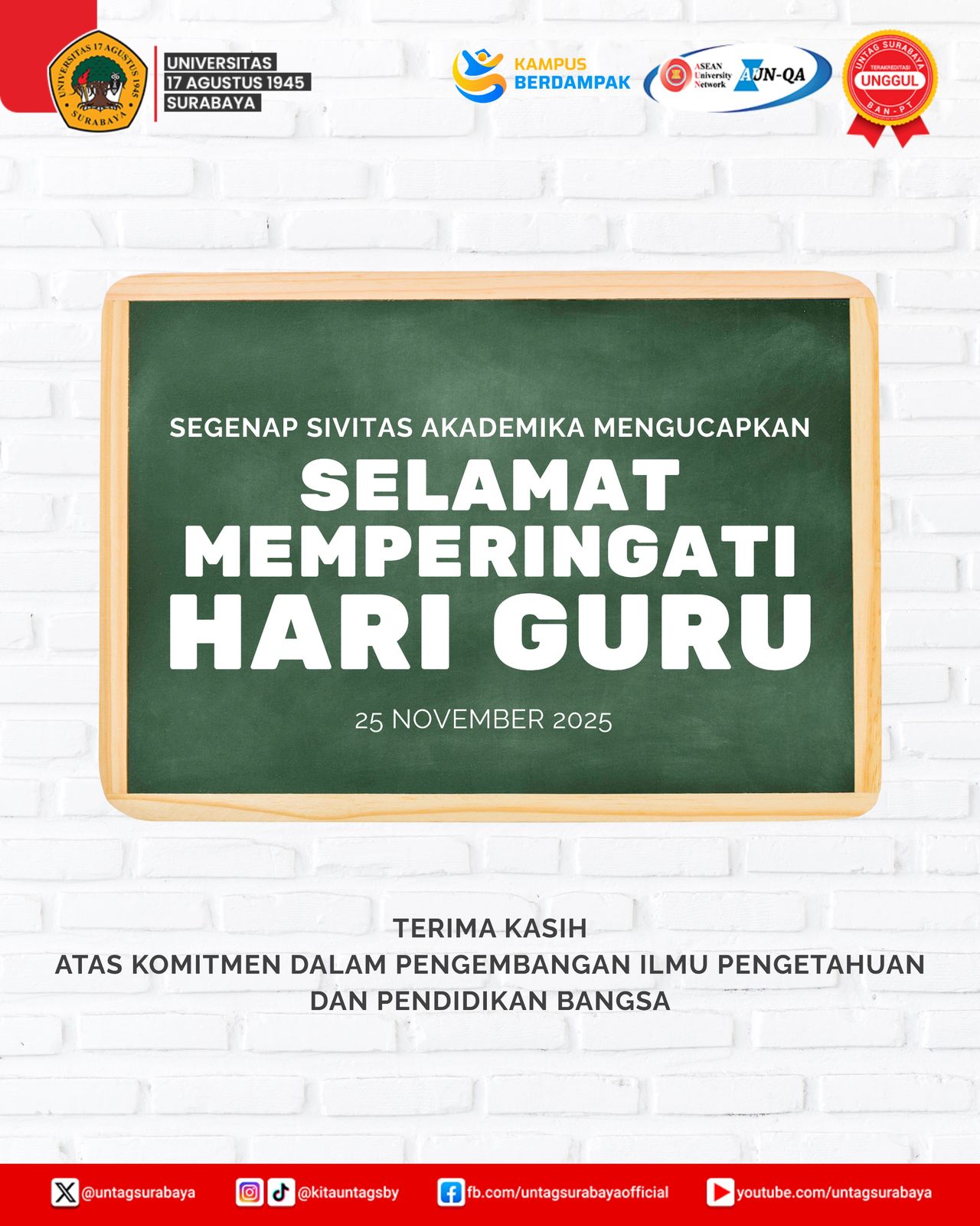 Selamat Memperingati Hari Guru 
