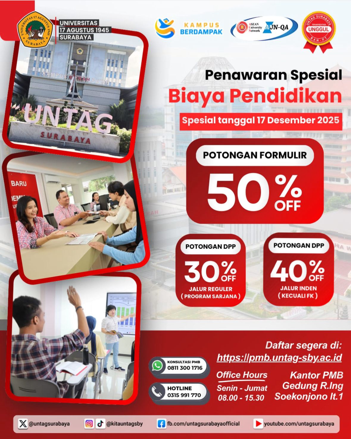 Penawaran Spesial Biaya Pendidikan