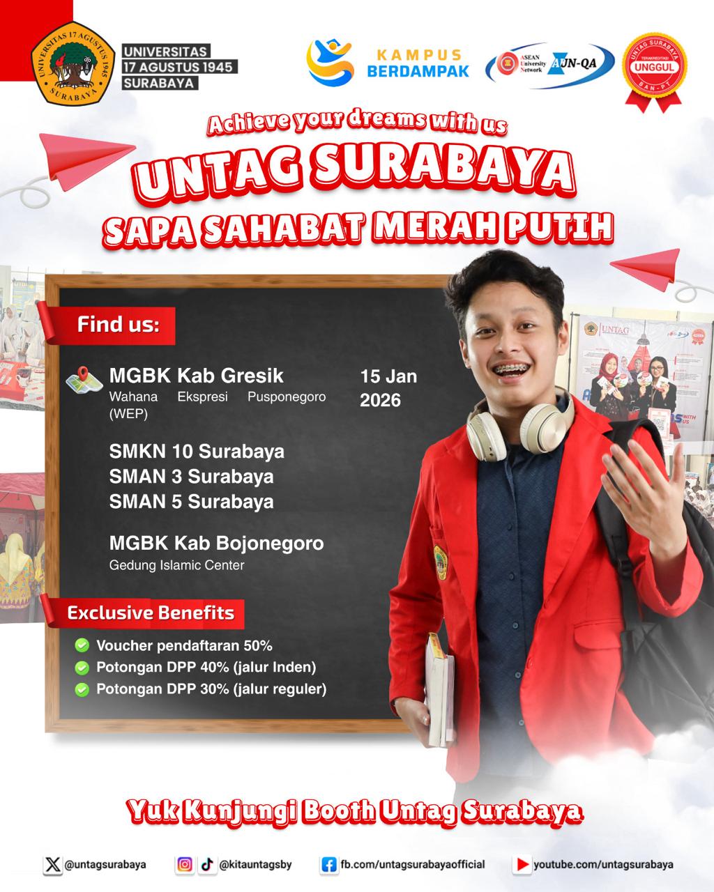 Untag Surabaya Hadir di Kotamu